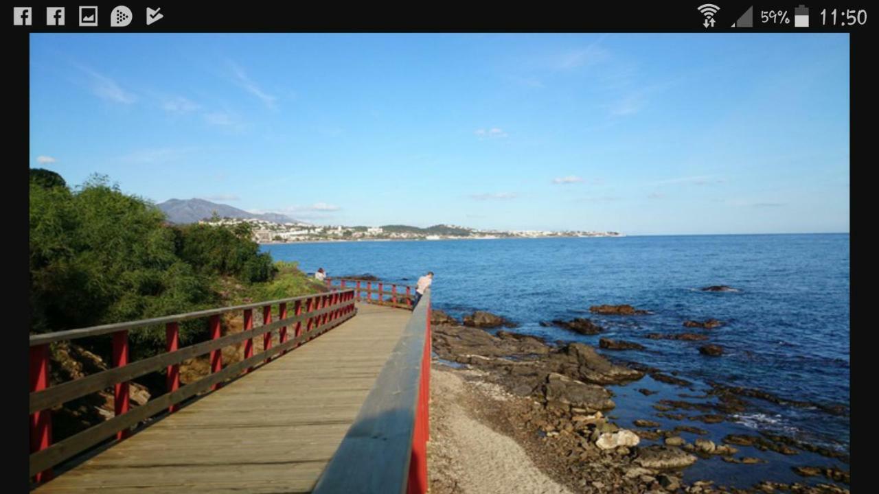 Ferienwohnung Coqueto Estudio Con Vistas En La Cala De Mijas Exterior foto